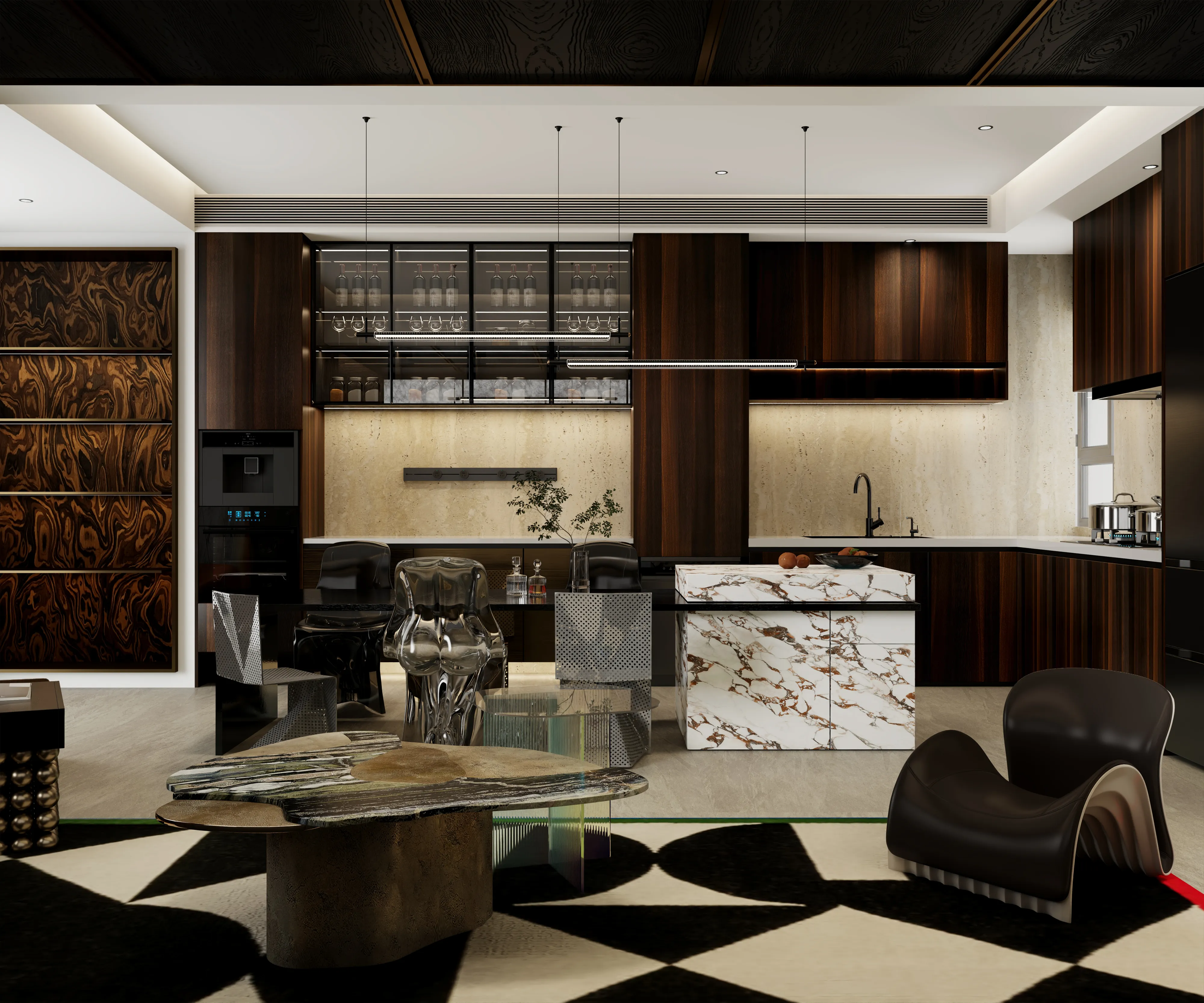 暗黑当代艺术风